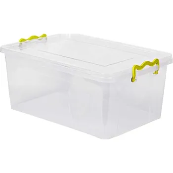 Dóza na potraviny StrongBox - nádoba s víkem z transparentního plastu, objem 9,2 l