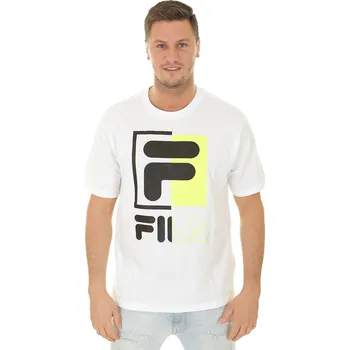 Pánské tričko tričko Fila Saku - Bright White M