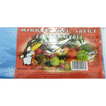 Dóza na potraviny B.I.F Mikrotenové, zamrazovací sáčky 300 x 400 cm, extra pevné, 40 ks