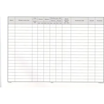 Tiskopis Kniha příchodu a odchodu,40l