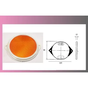 odrazka žlutá pr.95mm