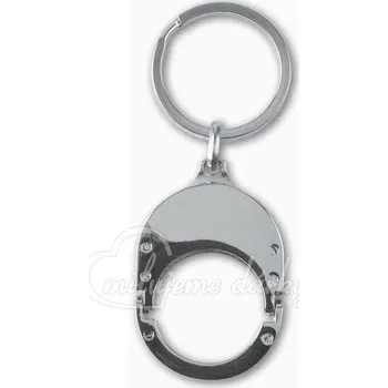 Přívěsek Uzavřený lesklý přívěsek na žeton nebo na 10,- Kč, 1ks