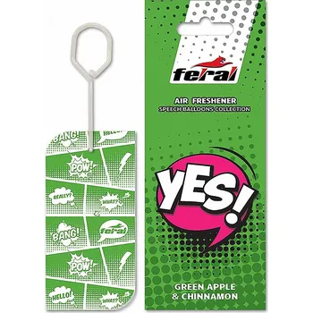 Osvěžovač vzduchu Feral Speech YES! – osvěžovač vzduchu s vůní zeleného jablka se skořicí
