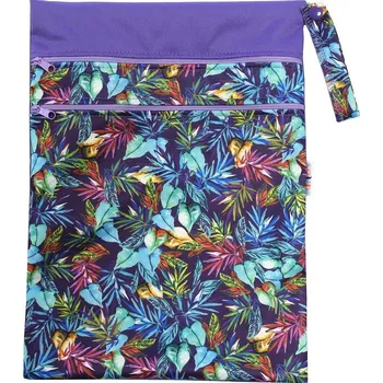 Pytel na pleny Breberky Pytel PUL dvoukomorový - Letní listy L