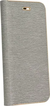Pouzdro na mobilní telefon Forcell Luna Book pro Samsung Galaxy S10 Lite stříbrné
