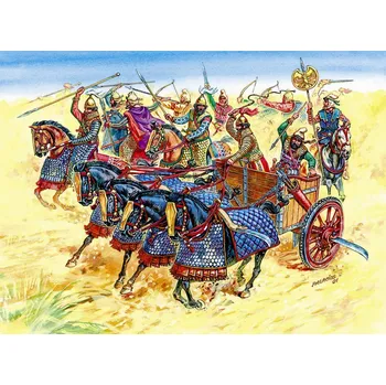 Plastikový model Zvezda Persian Chariot and Cavalry 1:72