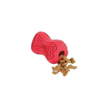 Hračka pro psa Hračka pes TITAN gumová kost červená Zolux M