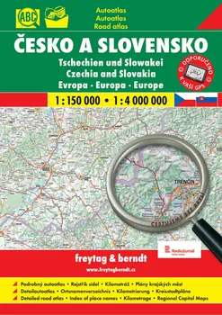 Autoatlas: Česko a Slovensko 1:150 000 - Freytag & Berndt (2013)