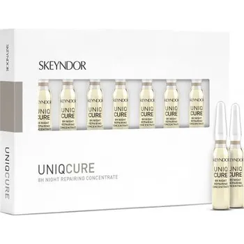 Pleťový krém Skeyndor Uniq Cure 8h Night Repairing Concentrate - 8h noční reparační koncetrát 7 x 2 ml