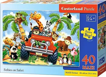 Puzzle Castorland Puzzle Safari v autě Maxi 40 dílků 