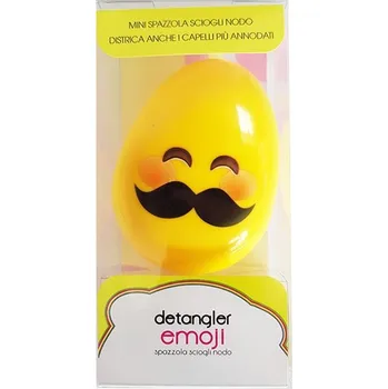 kartáč na vlasy Detangler E-moji - Kartáč na vlasy Smajlík Gentleman
