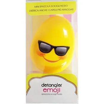 kartáč na vlasy Detangler E-moji - Kartáč na vlasy Smajlík Pohodář