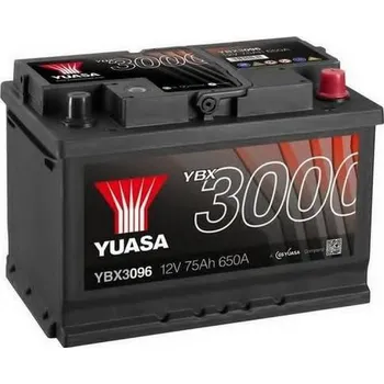 Autobaterie Yuasa YBX3096 12V 75Ah 650A