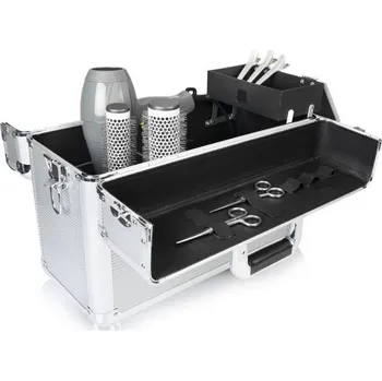 Labor Pro Pro Stage - Hliníkový kadeřnický kufr Stříbrný