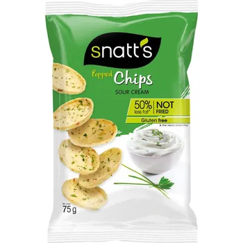 Chips Snatt's Popped Chips 75 g zakysaná smetana