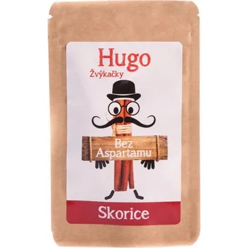 Hugo Žvýkačky bez aspartamu 45 g skořice Žvýkačka Hugo Žvýkačky bez aspartamu 45 g skořice