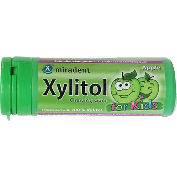 Žvýkačka Miradent Xylitol Kids 30 g jablko