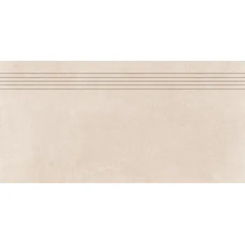 Dlažba Rako Rebel DCP84743, schodovka, béžová, 40 x 80 x 1 cm