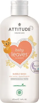 Attitude Baby leaves bubble wash s vůní hruškové šťávy 473 ml