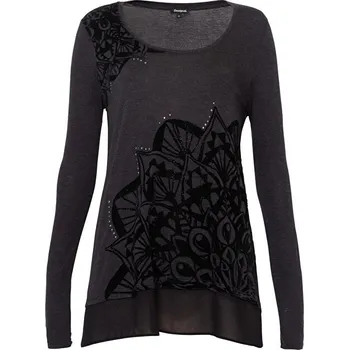 Dámské tričko Desigual TS Sullivan Gris Vigore Oscuro