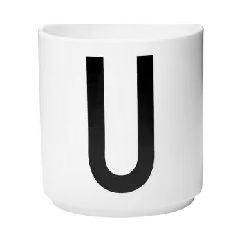 Porcelánový hrnek Letter U
