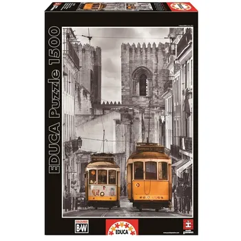 Educa Čtvrť Alfama Lisabon 1500 dílků Puzzle Educa Čtvrť Alfama Lisabon 1500 dílků