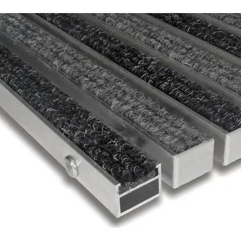 Rohožka Textilní hliníková čistící vnitřní vstupní rohož Alu Standard - 60 x 90 x 2,7 cm