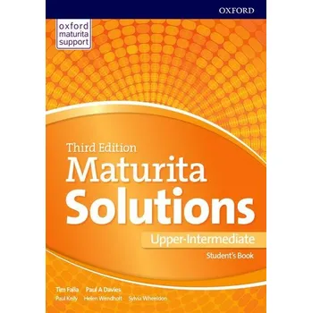 Anglický jazyk Maturita Solutions: Third Edition: Upper-Intermediate Student´s Book - Tima Falla, Paul A. Davies (2017, brožovaná)