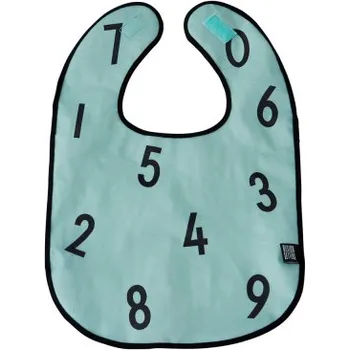 Bryndák Dětský bryndák na suchý zip Numbers zelený