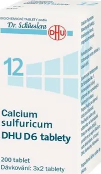 Homeopatikum Dr. Peithner No. 12 Calcium sulfuricum DHU D6 - 200 tbl.