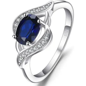 Šperkovnice Safírový prsten ve stříbře , drahokamy, souprava šperků, stříbro, originální šperky
