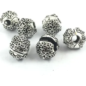 Šperkovnice Zámek na náramky kytička, šperky, náramek pro ženy, postříbřeno