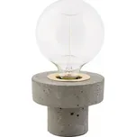 Betonová stolní lampa Pin