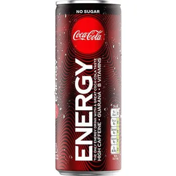 Energetický nápoj Coca-Cola Energy Drink bez cukru 250 ml