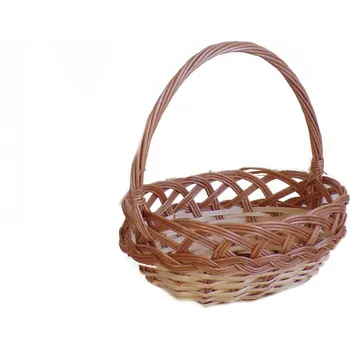 Nákupní košík Proutěný košík velikonoční ovál velký