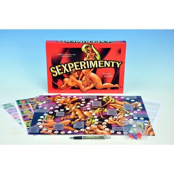 Erotická hra Pilgr Richard Sexperimenty společenská hra pro dospělé v krabici 33x23x3cm