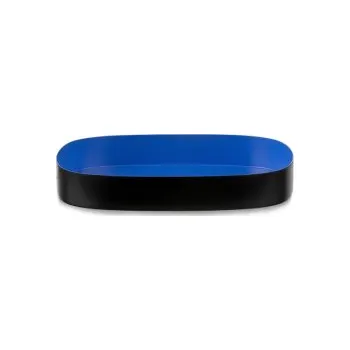 Střední podnos Television modrý