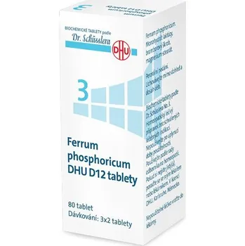 Homeopatikum Dr. Peithner No. 3 Ferrum phosphoricum DHU D12 - 80 tbl.