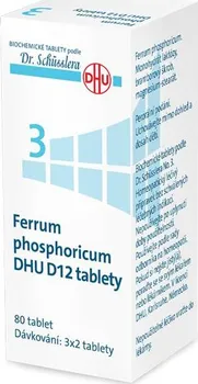 Homeopatikum Dr. Peithner No. 3 Ferrum phosphoricum DHU D12 - 80 tbl.