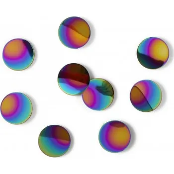 Dekorace na zeď Confetti Dots Rainbow set 10 ks