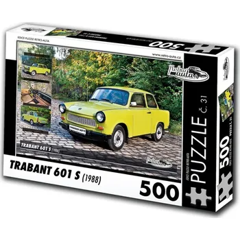 Puzzle KB Barko Retro Auta Trabant 601 S 1988 500 dílků