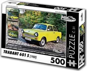 Puzzle KB Barko Retro Auta Trabant 601 S 1988 500 dílků