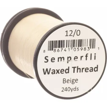 Semperfli Classic Waxed Thread 12/0 Beige