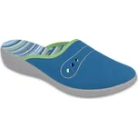 Pantofle bačkory papuče dámské Befado Jula 552D008 modré tyrkys velikost: 38