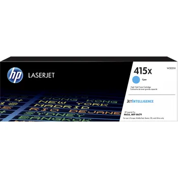 HP 415X W2031X azurový (cyan) originální toner
