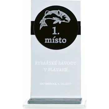 Cinkili Skleněná plaketa C18017 Označení: B, Výška: 112 mm x 170 mm, Průměr: --