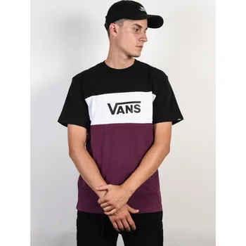 VANS Retro Active SS Prune/Black Pánské tričko VANS Retro Active SS Prune/Black