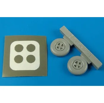 Plastikový model Aires 1/72 Hawker Hurricane wheels & paint masks