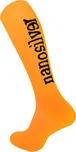 Kompresní podkolenky reflexní - XL 47/49 - oranžové vhodné na běh, na kolo i cestování