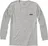 VANS Left Chest Hit LS Athletic Heather, L